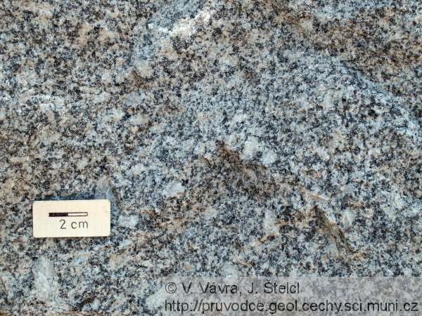 Číměř - světlý porfyrický granit typ Číměř