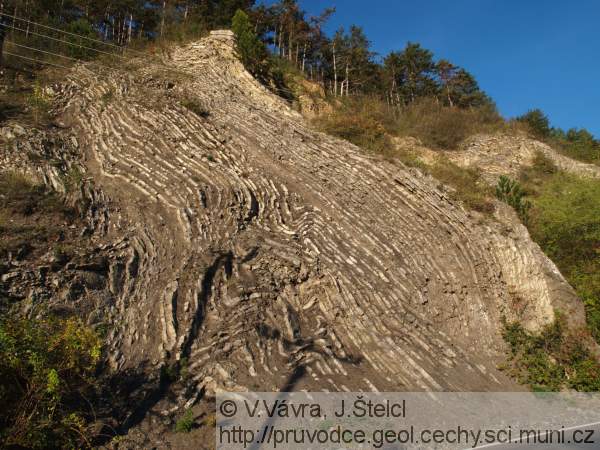 Karlštejn - sedimenty přídolského souvrství