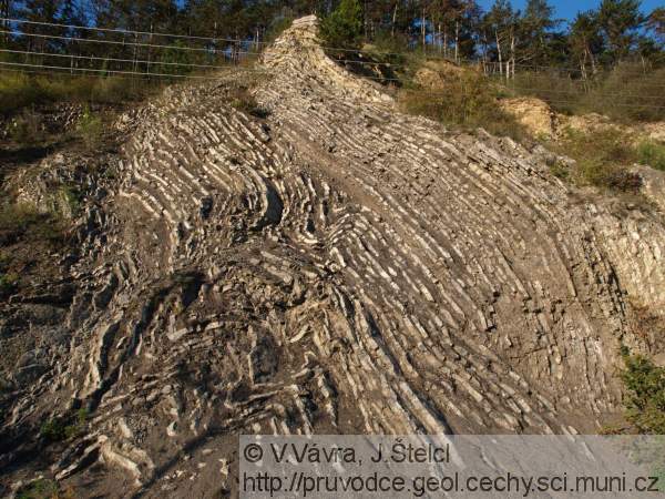 Karlštejn - sedimenty přídolského souvrství