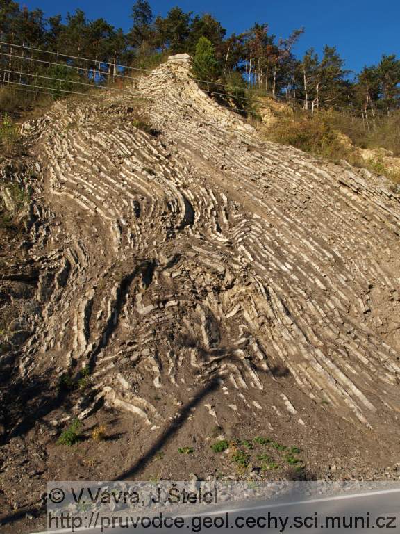 Karlštejn - sedimenty přídolského  souvrství
