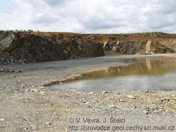 Odolena Voda - lom v proterozoických spilitech